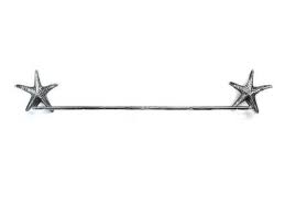 Quality towels starfish with free worldwide shipping on aliexpress. Wholesale Antique Silver Cast Iron Starfish Bath Towel Holder 28in Hampton Nautical