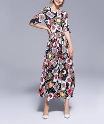 After you've glued the three together, tuck another row, this time of five cards, behind it and higher. Kaimilan Black Red Heart Playing Card Maxi Dress Women Best Price And Reviews Zulily