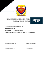 Dengan bekal matematika yang kuat, kamu pasti mudah mengikuti pelajaran tambahan tersebut. Kerja Projek Matematik Tambahan 2018 Docx