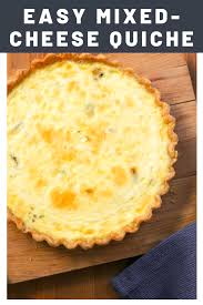 Easy Mixed Cheese Quiche Recipe Recipe Quiche Recipes Easy Cheese Quiche Recipe Quiche Recipes