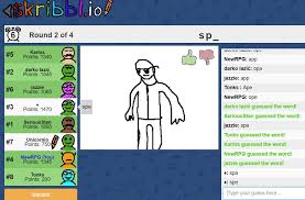 Skribble Io Is An Awesome Guess A Drawing Game That Has Gone Mad Popular Fun Team Building Activities Guess The Word Drawing Games