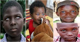 Blue eyes in general are rare. Black With Blue Eyes Afroculture Net