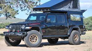2020 jeep gladiator rendered with all sorts of bed toppers. Jeep Gladiator Goes Overlanding With New At Summit Habitat Camper