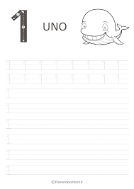Schede Di Pregrafismo Dei Numeri Da 0 A 9 Da Stampare Pianetabambini It