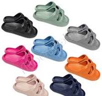 Stock Lot Ladies Pink Color EVA Chunky Slides Slippers ...