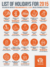 List 2015 Philippine Holidays Philippine Holidays Holiday Holiday List