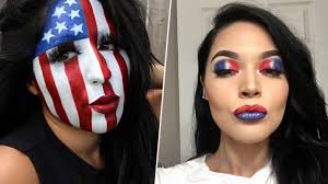 fourth of july makeup looks easy ideas