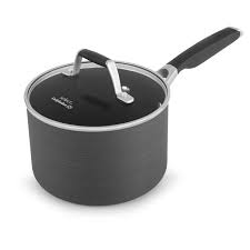 Select By Calphalon Hard Anodized Nonstick 1 5 Quart Sauce Pan With Cover Walmart Com Walmart Com