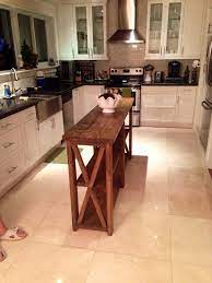 Narrow Kitchen Island Homemade Kitchen Island Narrow Kitchen Island Rustic Kitchen Island