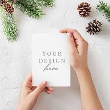 Mockup Postal Gratis Mockups Gratis Imagenes De Postales De Navidad Plantillas Gratis