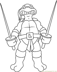 Search through 52646 colorings, dot to dots, tutorials and silhouettes. Leonardo With Swords Coloring Page For Kids Free Teenage Mutant Ninja Turtles Printable Coloring Pages Online For Kids Coloringpages101 Com Coloring Pages For Kids