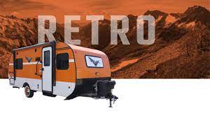 Explore the outdoors in a camper that can be towed by most cars. The Retro Rv Riverside Rvs Vintage Travel Trailer