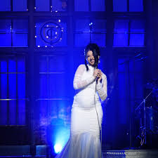This week was an exception, however, as musical guest cardi b let the world know she was pregnant during her performance of be careful. the reveal was carefully orchestrated: How Cardi B And Her Stylist Hid Her Baby Bump For So Long Vogue