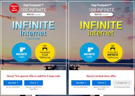 40+ mbps average speed : Plan Digi Infinite 100 Topup Niaga Network