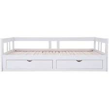 lit banquette gigogne 2x90x190 cm 2 tiroirs melody coloris blanc pas cher c est sur conforama fr large ch banquette gigogne lit enfant lit enfant blanc