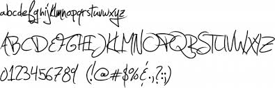 The font contains characters from the following unicode character ranges: Jellyka Estrya S Handwriting Font Zillion