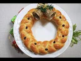 Popcorn christmas wreath cake, ingredients: Christmas Wreath Bread Recipe åœ£è¯žèŠ±ç'°éºµåŒ… Youtube