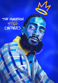 The area is well known to be associated with the rollin' 60's neighborhood crips, a gang that nipsey had grown. Nipsey Hussle In Memory Art Print 17 X24 Andaluztheartist