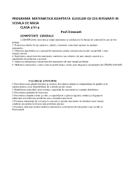 Programa de iniciação cientifica da obmep. Pdf Programa Matematica Adaptata Elevilor Cu Ces Integrati In Scoala De Masa Clasa A Vi A Prof Itinerant Competente Generale Popa Cristina Academia Edu