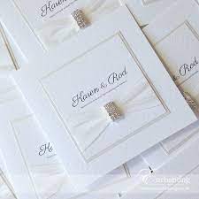 Classic Elegant Wedding Invites For Karen Rod Handmade Wedding Invitations Wedding Cards Wedding Invitation Cards