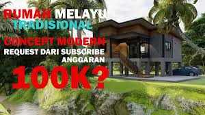 Kenali rumah tradisional melaka harian metro. Rumah Melayu Tradisional Modern Style Concept 23x30feet Digital Tour House Youtube
