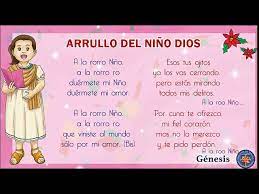 Cancion Arrullo Del Ninos Dios Youtube