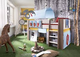 Das hochbett ist teilbar, sie können dieses, für ältere kinder, auch als reguläres bett verwenden; Hochbett Kinderbett Ritter Tunnel Vorhang Kinderzimmer Kiefer Massiv Kaufen Bei Saku System Vertriebs Gmbh