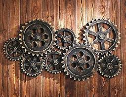 Amazon Com Turst Wooden Wall Art Traditional Ocean Pattern Wall Hanging Modern Contemporary Wall Ar Steampunk Wall Art Contemporary Wall Art Wall Patterns