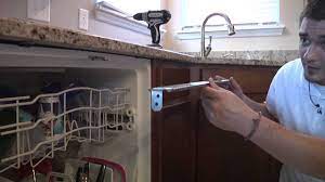 How to mount a dishwasher under granite … do it until the brackets on top of dishwasher become fit under top granite without touching it. Attaching A Dishwasher To A Granite Countertop Online Shopping