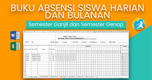 Sahabat guru tentu sudah tidak asing lagi dengan salah satu administrasi kelas ini yaitu daftar hadir siswa kelas, daftar hadir siswa ini biasa di rekap buat keperluan papan data dan raport dll, nah berikut beberapa contoh absensi / daftar hadir siswa excel yang bisa anda download. Contoh Buku Absensi Siswa Untuk Paud Sd Smp Sma Terbaru Katulis