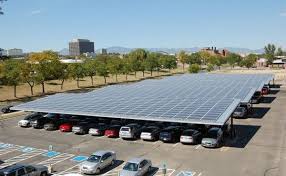 New Solar Carports Cover 600 Parking Spaces At The Denver Federal Center In A Couple Years When We All Driv Solar Panels Best Solar Panels Solar Installation