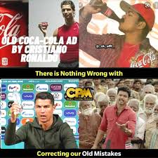 Coca cola shares dropped from 56.10 dollars to 55.22 dollars almost immediately after ronaldo 's gesture, meaning the company's value. Ronaldo7 Hashtag On Twitter