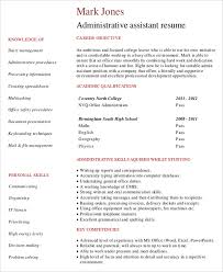 Administrative assistant resume example and writing tips. 10 Entry Level Administrative Assistant Resume Templates Free Sample Example Format Download Free Premium Templates