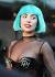 Bob Lady Gaga Teal Hair