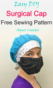 17 free diy nurse cap patterns with practical tutorials for making your own scrub hat. Surgical Cap Sewing Pattern Free Printable Agnes Creates