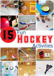 They keep players moving, work on fundamentals, create competition and excitement. Are Your Kids Crazy About Hockey Here Are Some Great Hockey Activities For Kids That Will Get T Sports Activities For Kids Hockey Birthday Parties Hockey Kids