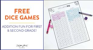2nd grade math offline games printable worksheets boost your second graders' math prowess with this collection of entertaining offline games. Addition Dice Games For 1st And 2nd Grade Susan Jones