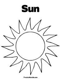 Sun Coloring Page Sun Coloring Pages Moon Coloring Pages Sun Template