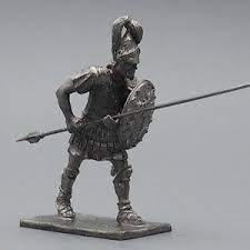 The macedonian phalanx had limited protection from missiles in the form of their long spears, but it's true that it was vulnerable to missile fire. Officer Of The Macedonian Phalanx Tin Soldier Macedonian Army 54 Mm Toy Soldiers Toys Hobbies