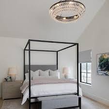 Bedroom decorating ideas with cardboard! Black Canopy Bed With Headboard Design Ideas