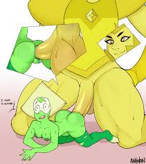 peridot (steven universe)+yellow diamond Big Ass Hentai