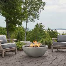 A mix of lava rocks and glass and a protective cover are included in the set. Real Flame Eldora 96 5 Cm 38 In Gas Fire Bowl Costco