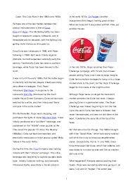 Shop pepsi coke at target™. Doc Case The Cola Wars In The 1980s And 1990s Sid Bm Academia Edu