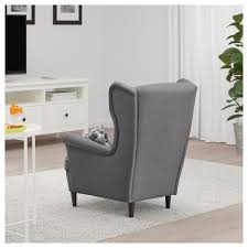 Strandmon Children S Armchair Vissle Gray Ikea Tekli Koltuk Ikea Fikirleri