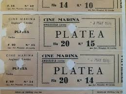 Cal Marina - Aquestes entrades del Cine Marina tenen prop de 49 anys. Un passat cinèfil de Cal Marina d'Anglesola que podeu comprovar a les parets de casa nostra. Actualment les dues