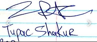 Tupac Signature Tupac Tupac Tattoo Tupac Shakur