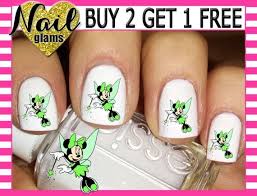 60 Nail Decals Minnie Mouse Tinkerbell Princess Peter Pan Etsy In 2020 Disney Nail Decals Disney Nails Nail Decals