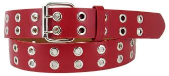 Black Belt With 2 Holes Men Women Unisex 1 2 Holes Row Grommet Bonded Leather Belt Removable Buckle Bonded Leather Leather Belt Belt
