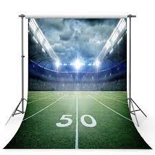 Football Field Stadium Green Lawn Lights Photography Backdrop G 382 Photography Backdrop Backdrops Lawn Lights