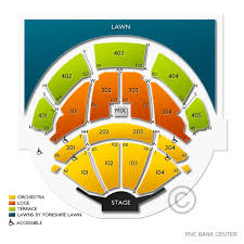 Pnc Bank Arts Center 2019 Seating Chart